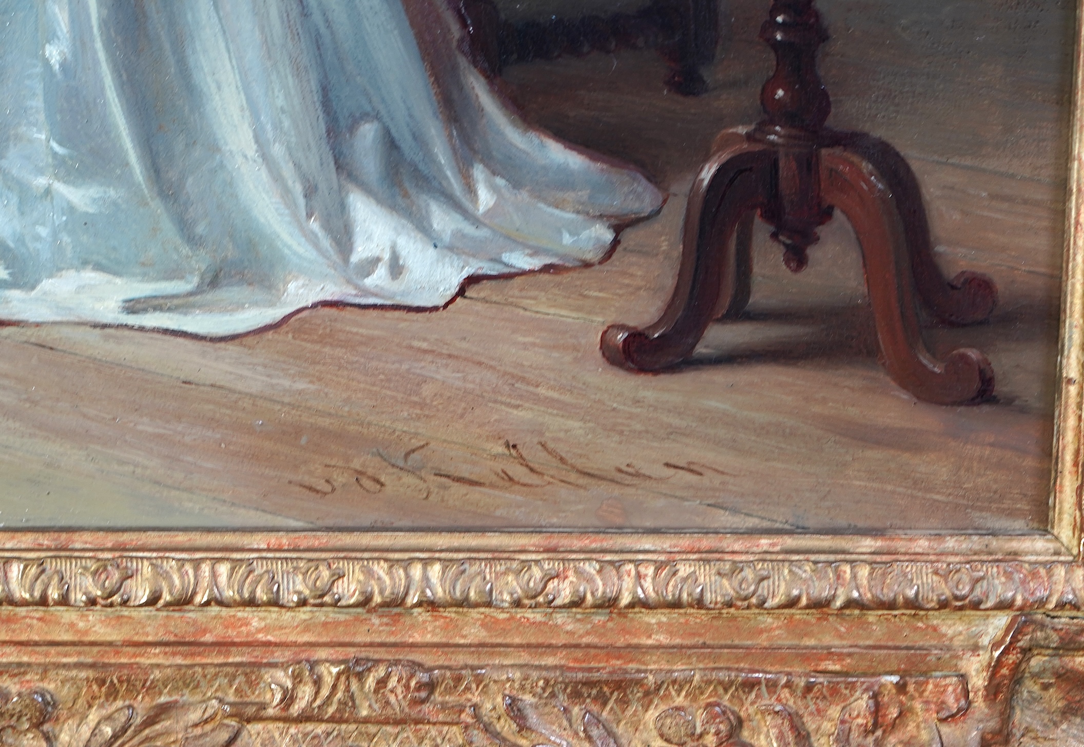 David van der Kellen III, Dutch 1827-1895, 'The Family Letter'